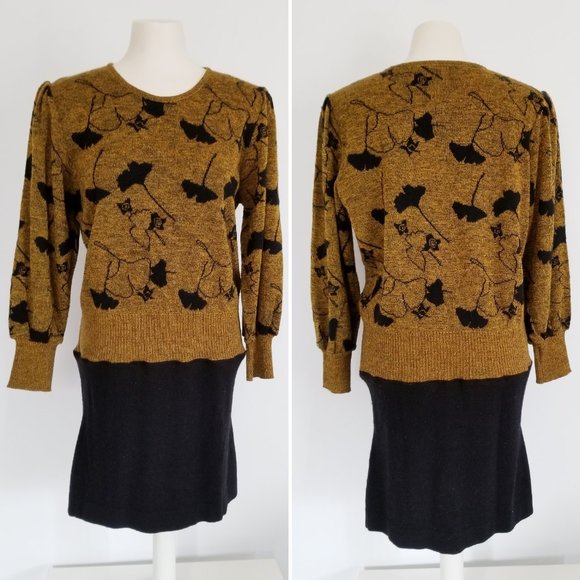 Retro Me Made Sweater Dress (S/M) - Picture 2 of 5